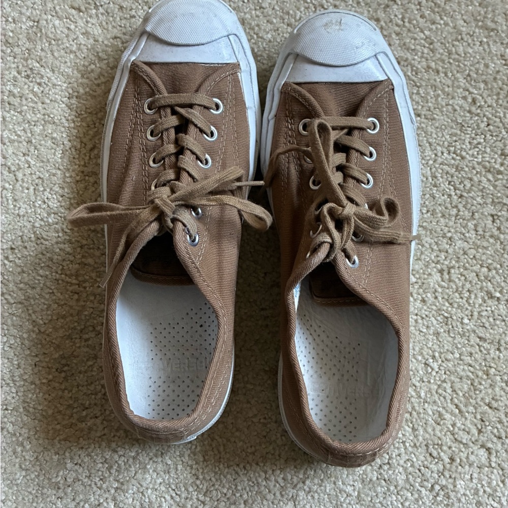 Converse Brown and White Women's Flats